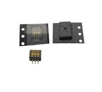 1.27mm SMD SMT Slide Type Switches 1/2/3/4/5/6/8/10 Pin Position Way 1.27mm DIP Toggle Switches Doule Row Snap Dial Switch Black NWPNLXEA(6 Pin,10Pcs)