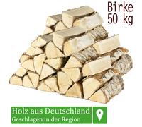 (1,28€/1kg) Bois de chauffage Bois 50kg Four Cheminée Poêle Barbecue Bouleau 25c