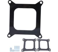 1/2in Phenol carburateur Spacer Open Center -Stil remplacement pour Holley 4150/4160 foret carré hydrate de carbone