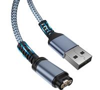1.2M Chargeur Cable pour Garmin Montres, Nylon Chargeur Cable pour Garmin Fenix 7 7S 7X 6 6S 6X Pro 5 5S 5X Plus Forerunner 45 45S 245 745 935 945 Approach S10 S40 S60 Vivoactive 3 4 4S Vivomove 3 3S