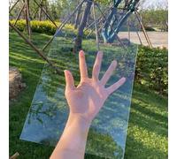 1.2mm Plaques Polycarbonate pour Toiture, Feuilles de Toit Plexiglass Transparent, Panneau de Toiture Plastique Acrylique PVC pour Serre Jardin, Abri de Voiture(40x80cmx1.2mm)