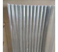 1.2mm Tôle Ondulée, 2/4/6/8/10/12/15/20pcs Tole Ondulée pour Toiture, Panneaux De Toiture en Fibre De Verre Transparents, Feuille De Toit Transparente en FRP (0.9×1.2m/35×47in,12pcs)