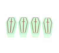 1/2Packs Minuscule Maison de poupée Cercueil boîtes, boîtes de Cercueil de Halloween Goodie, Cercueil Blague Instruments, modèle Miniature, décor Effrayant
