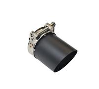 1/2pcs 3 Pouces 76mm Interface Voiture Tuyau D'échappement Silencieux Embout Pour VW Pour Passat B7 CC Pour Tiguan(1pcs)
