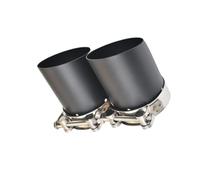 1/2pcs 3 Pouces 76mm Interface Voiture Tuyau D'échappement Silencieux Embout Pour VW Pour Passat B7 CC Pour Tiguan(2pcs)