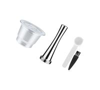 1/2PCS Filtre De Café En Acier Inoxydable Réutilisable Pour La Machine À Expresso Rempillable Métal Espresso En Acier Inoxydable Godé God