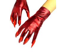 1. 2pcs Gothic Lace Gloves Women's Elegant Mittens for Halloween Weddings & Winter Galas Elegant Long Evening Gloves