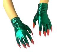 1. 2pcs Gothic Lace Gloves Women's Elegant Mittens for Halloween Weddings & Winter Galas Elegant Long Evening Gloves