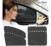 1/2pcs Pare-soleil de voiture portable, rideaux solaires pour vitres avant et arrière, pliable pour un rangement facile, adsorption magnétique pour une protection stable, accessoires de protection sol