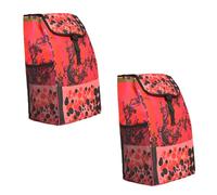 1/2PCS Sac De Remplacement De Chariot À Main - 45L Sac De Remplacement De Caddie Réutilisable, Sac De Rangement Étanche En Tissu Oxford, Accessoires De Chariot, Pour Supermarché/maison(2PCS)