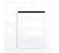 1/2pcs Small Note Pads A4/A5 Notebook College Ruled Legal Pads Color Notepads Study Back Writing Pads Perforated Narrow Ruled Pads of Paper for School & Office Supplies (1pc A4 White)