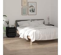 1/2x Table de Chevet 40x35x50 cm Bois de Pin Solide Chambre Multicolore vidaXL