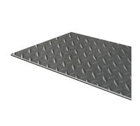 1.3 × 1.3m Tapis de Garage, Revêtement de Sol PVC en Rouleau avec Motif de Diamant, Protection sous Voiture, Idéal pour Garage, Remorque, Atelier, Résistant à l'Eau et aux Taches