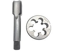 1 3/16-16 Ensemble de tarauds et filières RH Outil de filetage 1 3/16 x 16 Taraud Matrice Droite Cannelée, 1 3/16 x 16 Filetage Taraud et Matrice Filetage Rond Fraisage Outil à Main