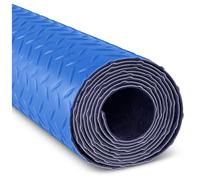 1.3 × 2m Tapis de Garage, Revêtement de Sol PVC Épais 2.5mm, Tapis de Sol pour Voiture, Voiture de Golf, Moto, Motif Diamant pour Entrepôt, sous-Sol, Salle de Sport