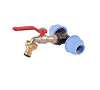 1''' 3/4''' 1/2''' Plastique PE PVC PPR Tube té connecteur séparateur d'eau robinet connecteur d'eau remplacement raccord robinet à tournant sphérique (Color : H 25mm)