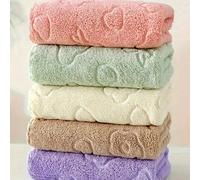 1/3/4 pièces Serviettes, serviettes gaufrées mignonnes avec motif d'ours de bande dessinée, serviettes de visage douces, absorbantes et séchage rapide, serviettes de haute qualité pour hommes et femme