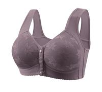 1/3/4pc Soutien-Gorge Femme Confortable Brassiere sans Armature Grande Taille Lingerie Femme Fermeture Devant Soutien-Gorge Brassière Sport Ouverture Devant Lace Bra