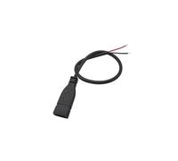 1/3/5 Pièces 2 Fils 4 Type C USB Mâle Femelle Câble D'alimentation Connecteur De Soudage USB-C Extension BRICOLAGE Réparation 0.3M 1M 2M(2Pin Female 30CM,5Pcs)