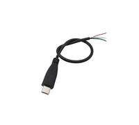 1/3/5 Pièces 2 Fils 4 Type C USB Mâle Femelle Câble D'alimentation Connecteur De Soudage USB-C Extension BRICOLAGE Réparation 0.3M 1M 2M(4Pin Male 30CM,1Pcs)