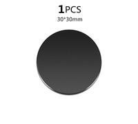 1/3/5 Pièces Plaque Métallique Pour Support De Téléphone Magnétique De Voiture Auto-Adhésif Feuille De Fer Autocollant Aimant Support De Téléphone Portable Pour Iphone.1pcs Black 30mm.