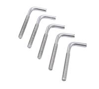 1/3/5 pièces Vis d'ancrage à angle droit en acier inoxydable avec crochet L(200mm,M10 1pc)