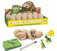 1/3/6/12 pièces Article aléatoire Excavation d'œufs de dinosaure, Cadeaux de mariage, Fête et surprise Excavation de dinosaure, STEM paléontologique, Ensemble de cadeaux d'activité scientifique amusan