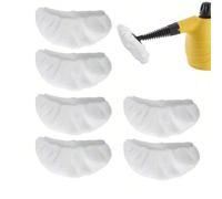 1/3/6/8 pièces de housse en microfibre blanche convenant aux nettoyeurs vapeur portatifs, lavable et réutilisable, compatible avec Wagner Spraytech Steam Shot, Comfortday, PurSteam 1,6,3 pièces,Quatre