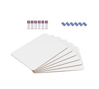 1/3/6 petits tableaux blancs avec gomme - Tableau à message double face - Fournitures pour enseignants - Petit tableau avec gomme et marqueurs pour dessin
