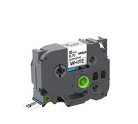 1/3 pc Noir sur Blanc et Noir sur Bande d'étiquette Transparente TZ-241 TZ-141 TZE141 TZE241 Compatible avec des Machines à Ruban en laminées de 18 mm(1 PC Black on White)
