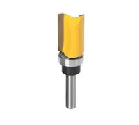 1/3 pièces 8 mm tige gabarit garniture charnière mortaisage fraise droite à queue nettoyage affleurant tenon outils de travail du bois(3PCS 8mm shank)