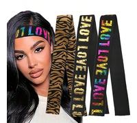 1/3 pièces Bandes élastiques à la mode pour perruques, nouveau style bandeau élastique ajustable avec boucle et crochet pour perruques en dentelle pour femmes Polyester