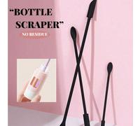 1/3 pièces Mini spatule en silicone, spatule de maquillage, petite spatule pour cosmétiques, spatule de beauté réutilisable, petite spatule fine pour bocaux, grattoir alimentaire pour récupérer la der