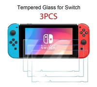 1/3 Pièces Verre Trempé Pour Nintendo Switch Oled 3 Pièces Film De Protection D'Écran Pour Nintendos Switch Switch Lite Verre De Protection.3Pcs For Switch.