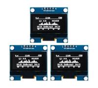 1,3 Pouce OLED I2C Écran, dixfedy 3PCS OLED I2C Display 128 x 64 pixels OLED Display Module Compatible avec Arduino (Caractères Blancs)