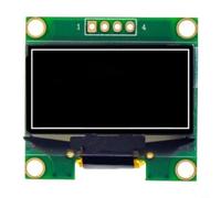 1,3 pouces pour écran OLED avec interface I2C 128 x 64 pixels lumière bleue blanche compacte pour électronique automobile contrôle industriel plage de température -40 à 80 degrés (lumière blanche)