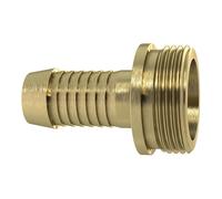 1/3 Raccord de tuyau G 1 x 25 mm à joint plat avec ceinture en laiton massif