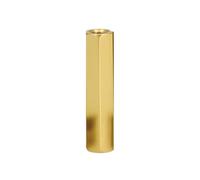 1-30 Pièces M4 Hex Laiton Femelle À Carte Mère Entretoise Filetée Conseil Support Espacement Vis Boulons Entretoises PCB Piliers Colonne 5-150mm(Length 15mm(10pcs))