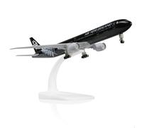 1/300 Boeing777 Modèle d'avion en métal Diecast Metal New Zealand avec stand 777 Modèle d'avion pour adulte avec stand 8,3 pouces Cadeaux de passionnés d'aviation, décorations d'affichage de bureau