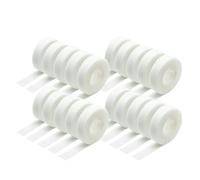 1~30R 5m/rouleau Attache-câbles réutilisable avec système auto-agrippant et boucle, largeur 10~25mm, bande auto-adhésive en nylon blanc x 20 rouleaux - largeur 10mm