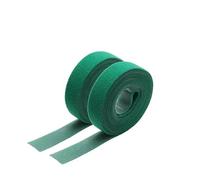 1~30R 5m/rouleau de serre-câbles réutilisables crochet boucle fil organisateur gestion largeur 10~25mm bricolage auto-adhésif bande de fixation sangle en nylon-vert x 2 rouleaux-largeur 10mm
