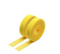 1~30R 5m/rouleau Réutilisable Serre-câbles Crochet Boucle Organisateur de Fil Gestion Largeur 10~25mm DIY Auto-Adhésif Bande de Fixation Nylon Sangle-Jaune x 2 Rouleaux-largeur 15mm