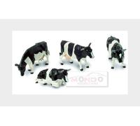 1:32 BRITAINS Accessories Cows Mucche Frisone White Black LC40961