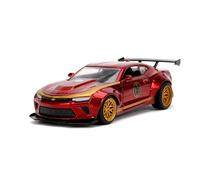 Jada Véhicule miniature Chevrolet Camaro Iron Man 2016 1:32 Rouge Wide Body