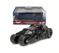 1:32 Échelle Officiellement Sous Licence Batmobile Blindée Moulée Sous Pression, Édition Arkham Knight, Carrosserie Métallique, Portes Ouvrantes, Boîtier d'Affichage, Modèle de Collection Haut de Gamm