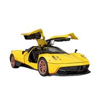 1 32 for Pagani Huayra Dinastia Modèle De Voiture en Alliage Moulé sous Pression Jouet Son Et Lumière Retirer Voiture Miniature De Collection(D)