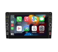 [1+32 Go] Autoradio 9" Android 12 avec CarPlay sans fil et Android Auto Double Din Stéréo de voiture avec Sat Nav Bluetooth Support WiFi Radio FM Caméra de recul Apprentissage des boutons du volant