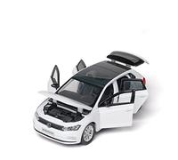 1 32 per Volkswagen Polo in Lega Di Zinco Auto Modello Di Pressofusione Giocattolo Rimovibile Giocattolo per Bambini Regalo Voiture Miniature De Collection(White)