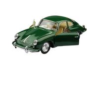 1:32 pour 356B Carrera Coupe Simulation Alliage Moulé sous Pression Modèle Voiture Classique Vintage Métal Répliques Miniatures Véhicules à Moteur(Vert)
