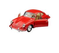 1:32 pour 356B Carrera Coupe Simulation Alliage Moulé sous Pression Modèle Voiture Classique Vintage Métal Répliques Miniatures Véhicules à Moteur(Rouge)